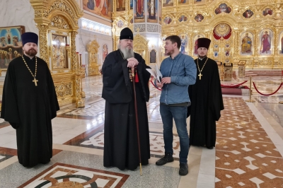 Митрополит Корнилий возглавил совещание по вопросам художественного оформления Михаило-Архангельского собора 