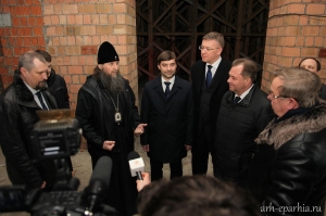 Сергей Железняк посетил Михаило-Архангельский собор в столице Поморья