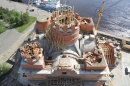 Монтаж куполов начнется на Михаило-Архангельском кафедральном соборе Архангельска