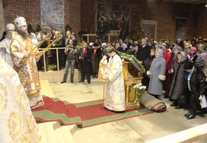 В праздник Рождества Христова епископ Даниил совершил Божественную литургию в Михаило-Архангельском соборе