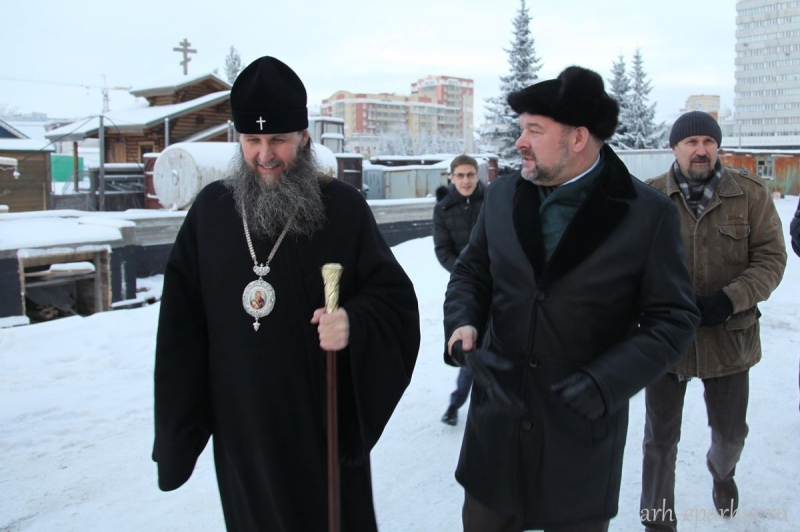 Митрополит Даниил и Игорь Орлов посетили Михаило-Архангельский кафедральный собор 