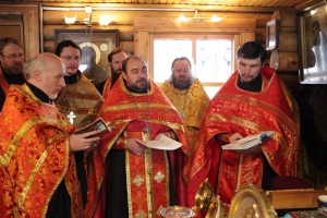 Молебен блаженной Матроне Московской совершили рядом с новым собором Архангельска