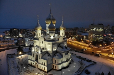 Митрополит Даниил совершит 7 января в 18:00 великую вечерню в Михаило-Архангельском соборе